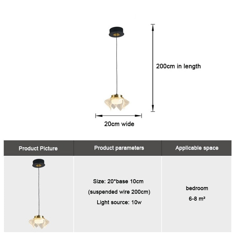 Suspension LED moderne et design Cassidy