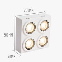 Plafonnier LED Montaine - Style Moderne et Réglable