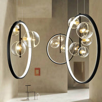Suspension LED Cala Glass Bubble Ring