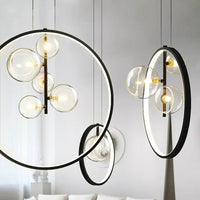 Suspension LED Cala Glass Bubble Ring