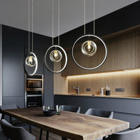 Suspension LED Cala Glass Bubble Ring