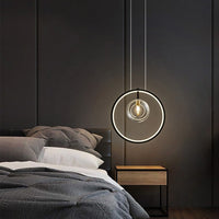 Suspension LED Cala Glass Bubble Ring