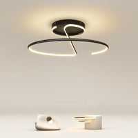 Plafonnier LED Cercle Métallique Diana