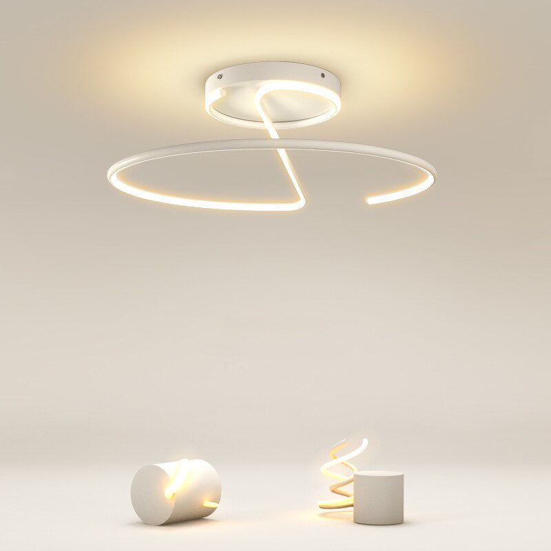 Plafonnier LED Cercle Métallique Diana