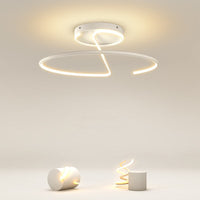 Plafonnier LED Cercle Métallique Diana