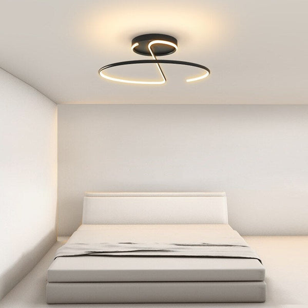 Plafonnier LED Cercle Métallique Diana