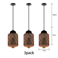 Suspension Kaili Multicolore 3D