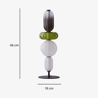 Lampe à poser LED Albane en forme de pierres