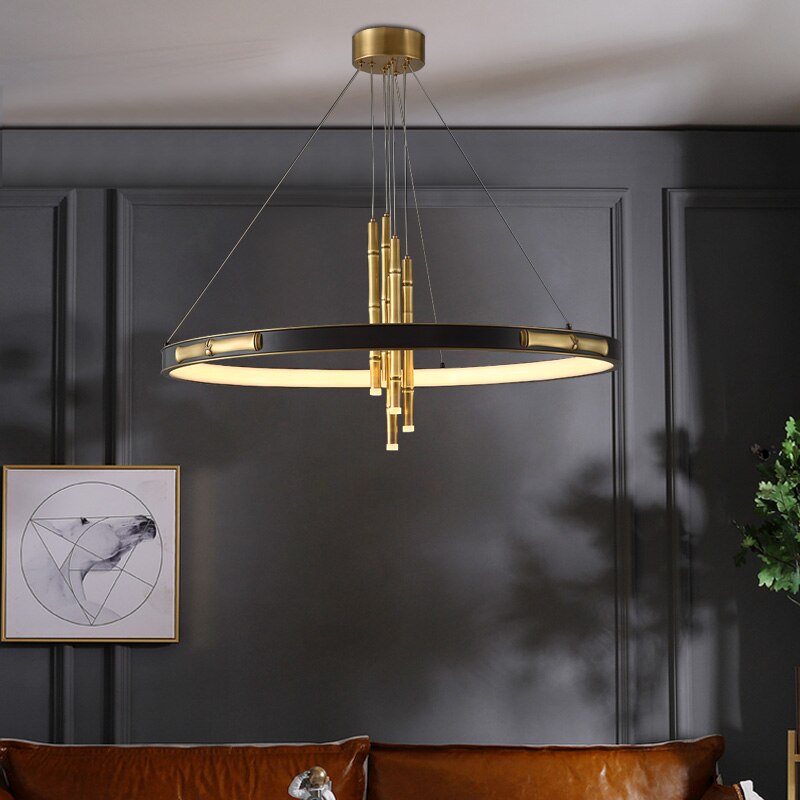 Lustre Circulaire Luxe Style Chinois Yoshi.