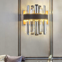 Applique murale moderne tricolore Delayla Crystal