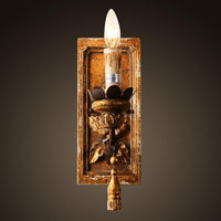 Applique murale vintage - Bougie Wella
