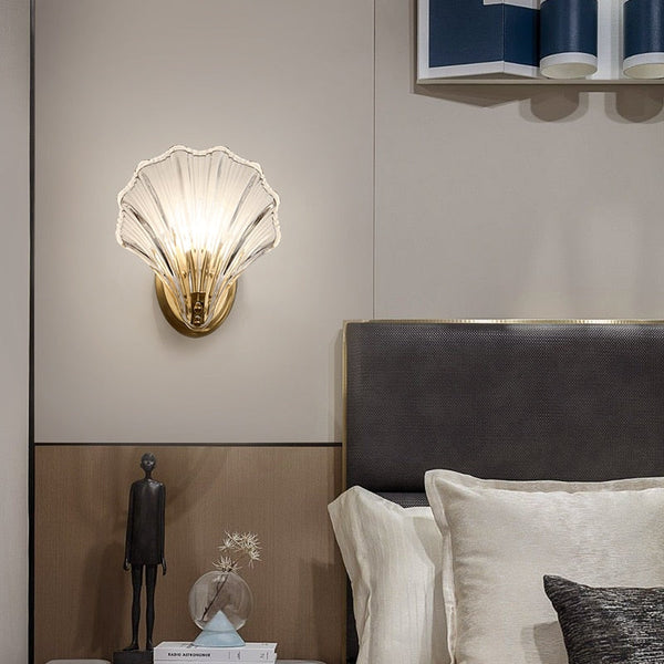 Applique murale moderne LED Shelly Coquillage