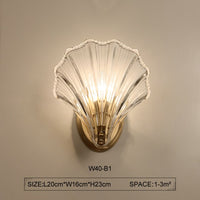 Applique murale moderne LED Shelly Coquillage