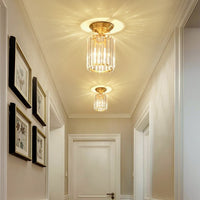 Plafonnier Luxury Lylia en cristal cylindrique