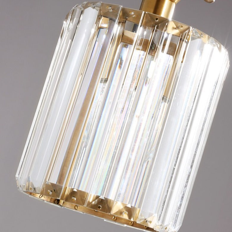 Plafonnier Luxury Lylia en cristal cylindrique