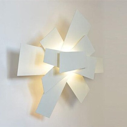 Plafonnier LED Bang en planches design