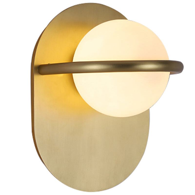 Applique murale LED design dorée Loopi
