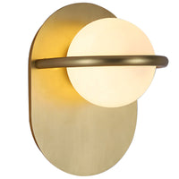 Applique murale LED design dorée Loopi
