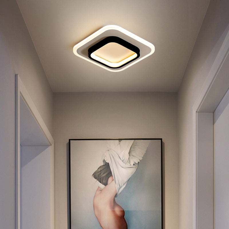 Plafonnier LED forme carrée ou ronde - Clery Style