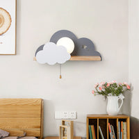 Applique murale LED design en bois Lyzia