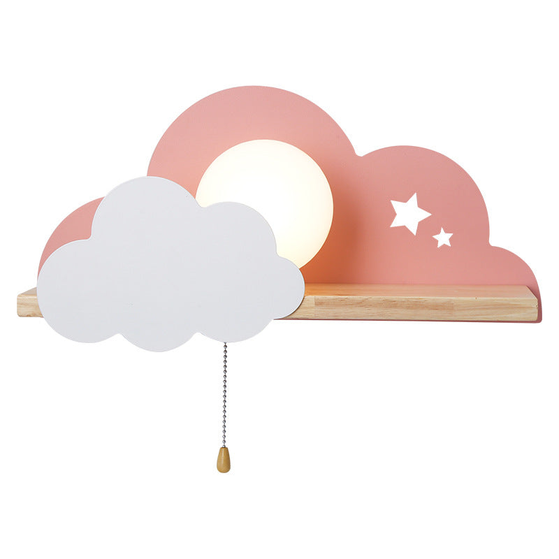 Applique murale LED design en bois Lyzia