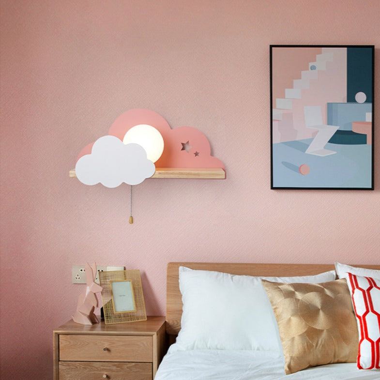 Applique murale LED design en bois Lyzia
