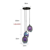 Suspension Kaili Multicolore 3D