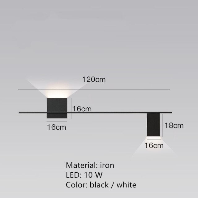 Applique murale LED design Zia