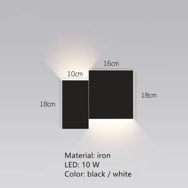 Applique murale LED design Zia