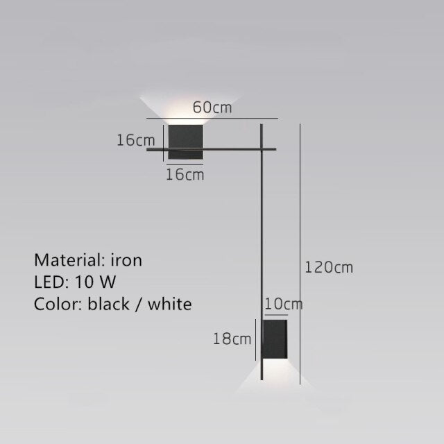 Applique murale LED design Zia