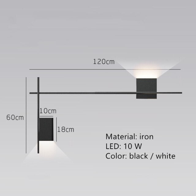 Applique murale LED design Zia