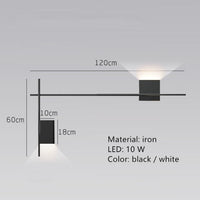 Applique murale LED design Zia