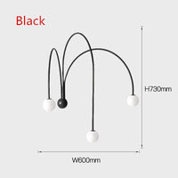 Applique murale LED 3 arcs Solyne