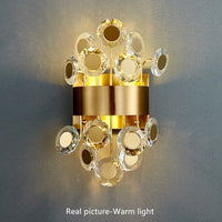 Applique Murale LED Moderne "Uma Dorée"