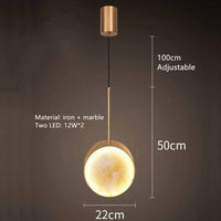 Suspension LED Alhena MarbleEffec
