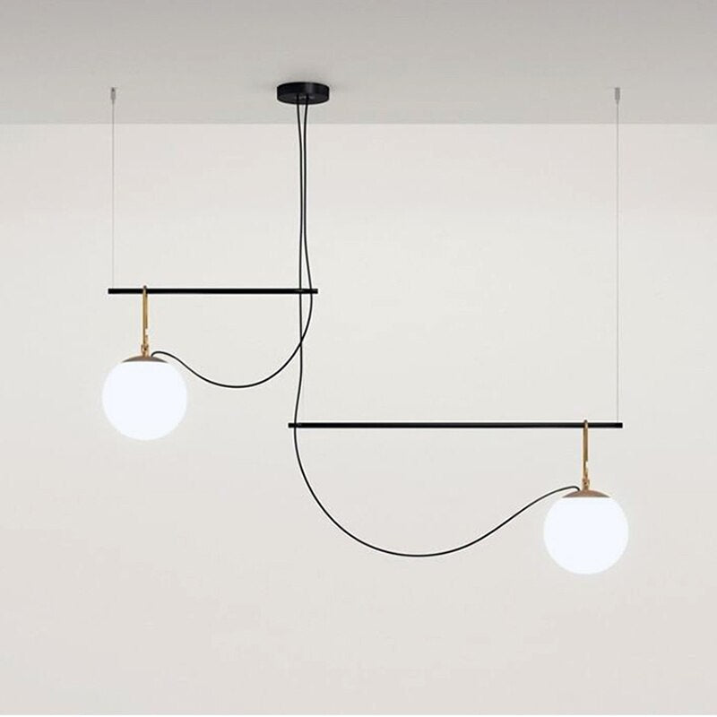 Lustre LED "Éclat de Verre"