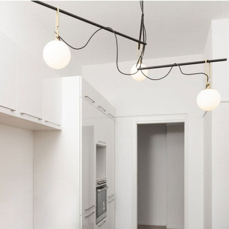 Lustre LED "Éclat de Verre"