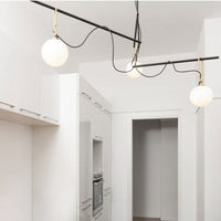 Lustre LED "Éclat de Verre"