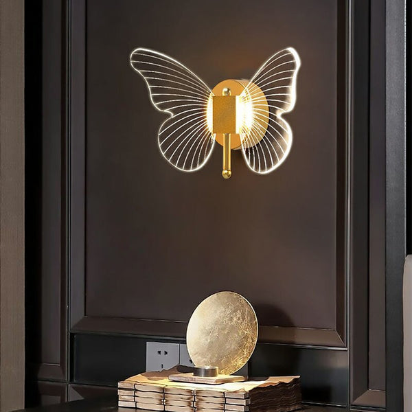 Applique murale LED Papillon Fairya