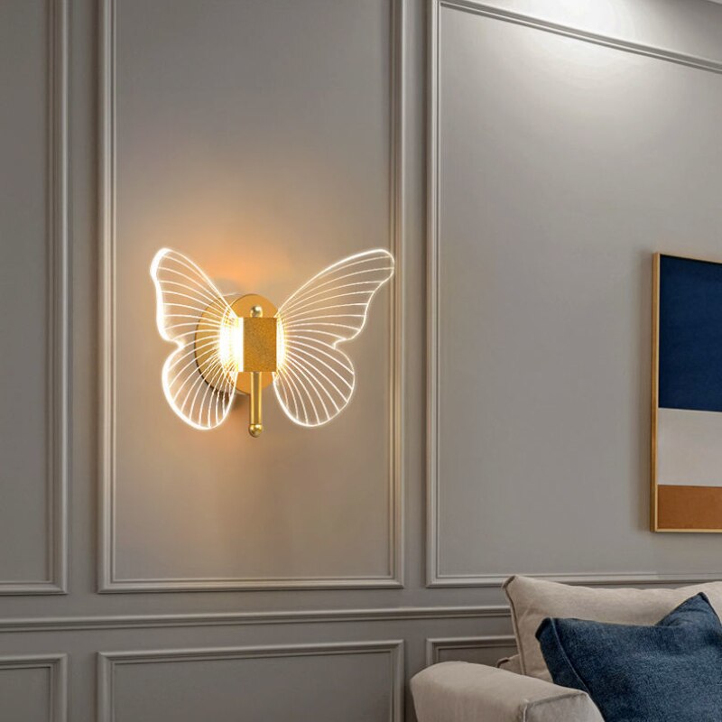 Applique murale LED Papillon Fairya