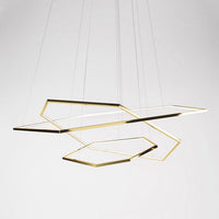Lustre luxe en hexagones modernes Emmylia