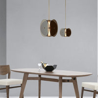 Suspension Rahki en verre teinté