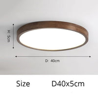 Plafonnier LED Géométrique Bois Evelyn