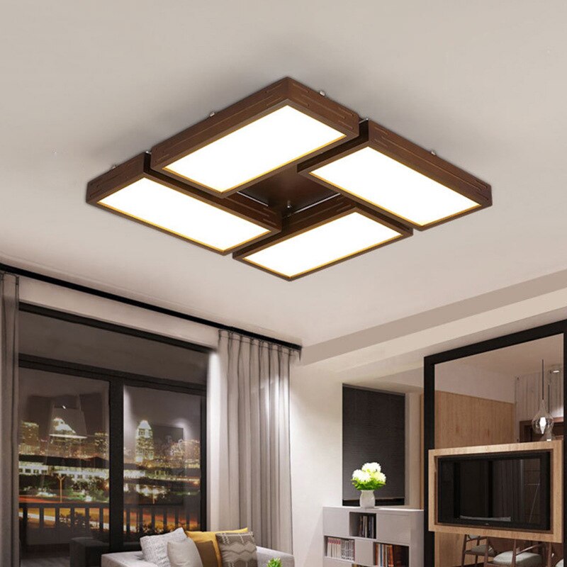 Plafonnier LED Scandinave Rectangulaire Aquilina