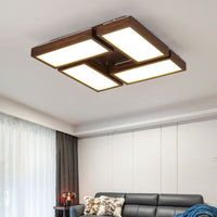 Plafonnier LED Scandinave Rectangulaire Aquilina