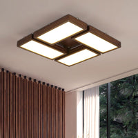 Plafonnier LED Scandinave Rectangulaire Aquilina