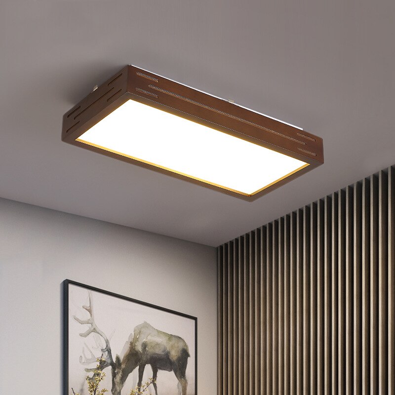 Plafonnier LED Scandinave Rectangulaire Aquilina