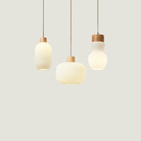 Suspension Adara en bois et aluminium