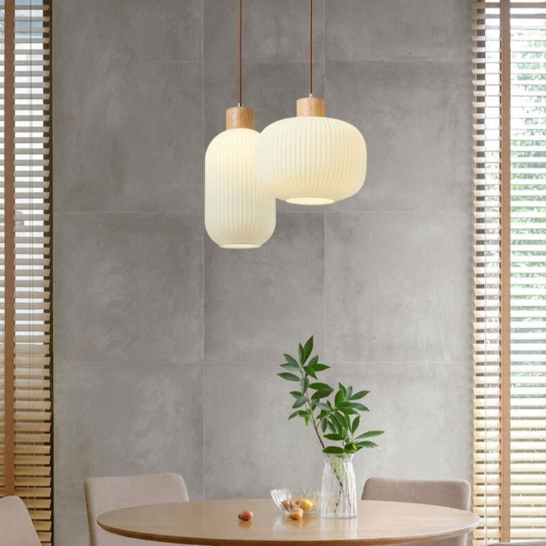 Suspension Adara en bois et aluminium