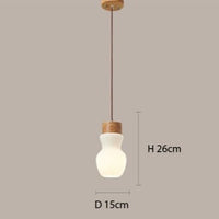 Suspension Adara en bois et aluminium